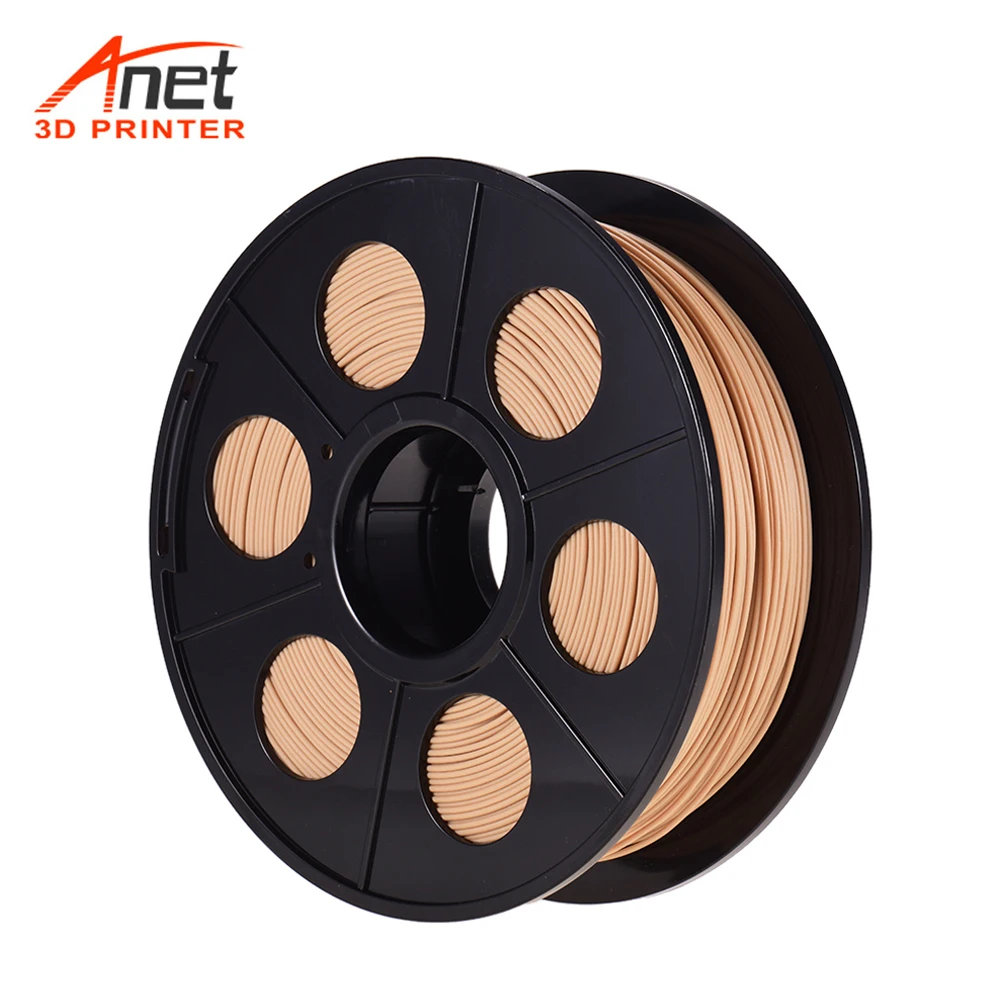 

Anet 1.75mm 3D Printer Filament Wood PLA Filament 3D Printer Consumables Spool Filament Printing Material Supplies 1kg/2.2lbs