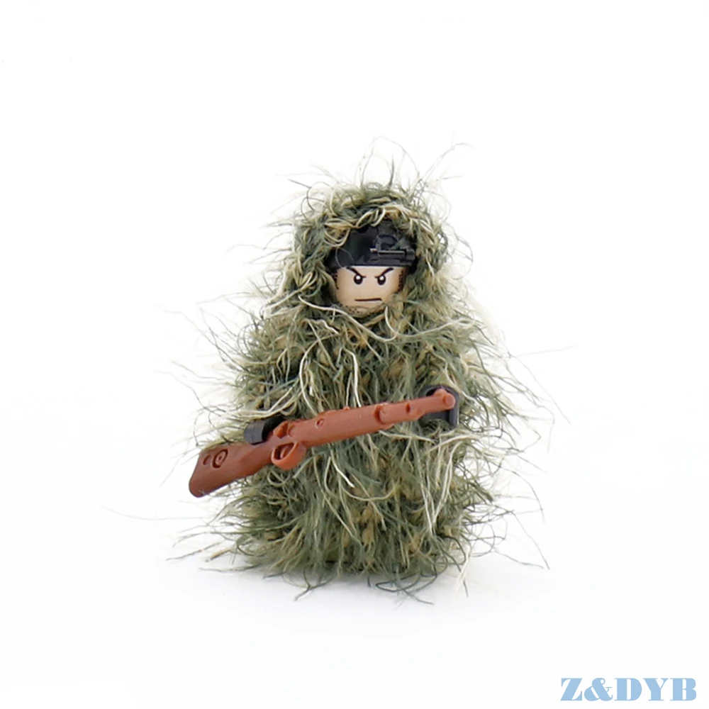 DIY военный оружейный пистолет WW2 MOC аксессуары часть мини солдатская база фигурка