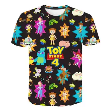 

Child Anime Toy Story 4 The Walking Toys T Shirts Boy Girl 3D Print Sheriff Woody Forky Short Sleeve Sweatshirt Casual Tops