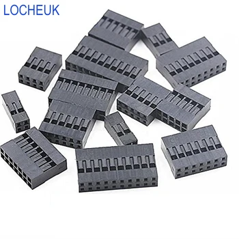 

50pcs 2.54mm Plastic Shell through Hole Housing Dual Row Plug 2Pin 3Pin 4Pin 5Pin 6Pin 7Pin 8Pin 9Pin Wire Cable Pin Connector