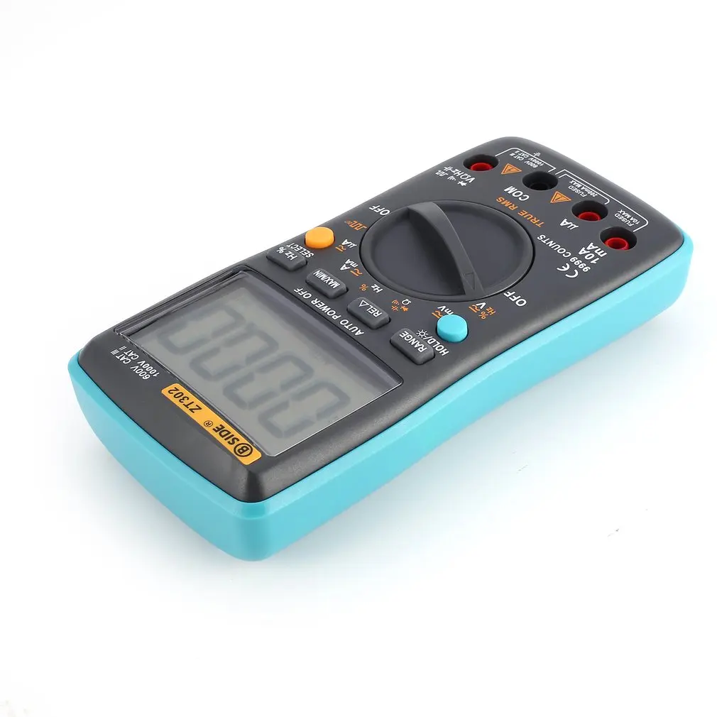 Цифровой мультиметр BSIDE ZT302 9999 количество истинных RMS AC/DC Вольт Ампер Ом Емкость Частота Рабочий цикл диод тестер непрерывности