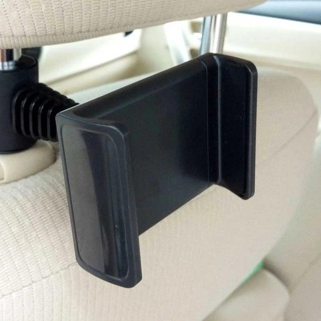 Регулируемый автомобильный держатель для планшета для IPAD, аксессуары для планшета, подставка универсальная для планшета, заднее сиденье автомобиля, кронштейн для планшета 4-11 дюймов - Цвет: Black