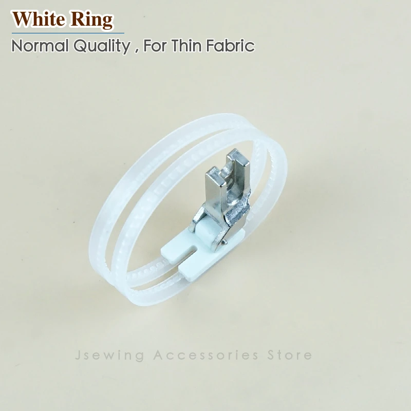 2 PCS TRF1 PTFE 노루발 링 재봉 액세서리 맞는 박음질 기계 플라스틱 바퀴 피트 JUKI BROTHER SINGER
