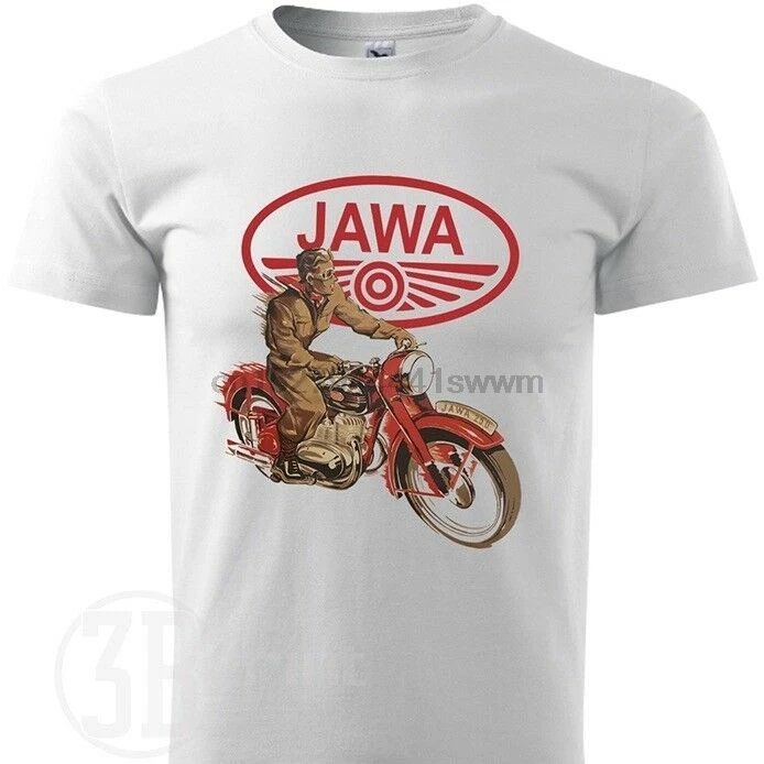 JAWA Motorrad футболка fur fans von klassischen Jawa-Motorrdern natural |