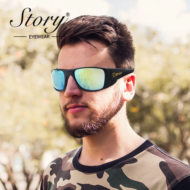 Story Brand 2019 Polarized Sunglasses Men Fashion Sport Sun