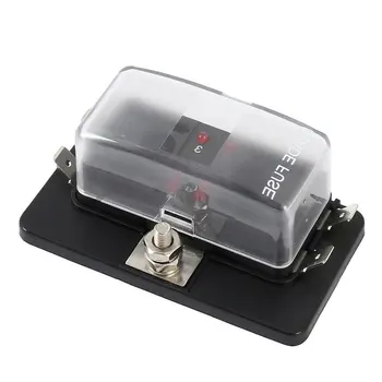 

4/6/10 Way Standard Blade LED Fuse Box Holder With Failure Light Car Marine For Car Auto Accessories Blade Fuse Box
