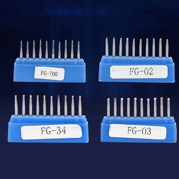 

10 pcs/box Dental Burs FG High Speed Tungsten steel Ball drill Dentist tools for Teeth grinding Dental surgery instruments