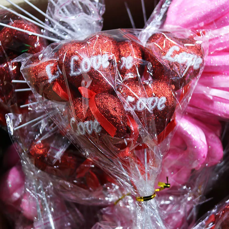 6 шт. топперы для торта Красные Любовь Сердце День Святого Валентина вечерние украшения флажки для торта свадебные Помолвочные вечерние топперы для выпечки торта любовь