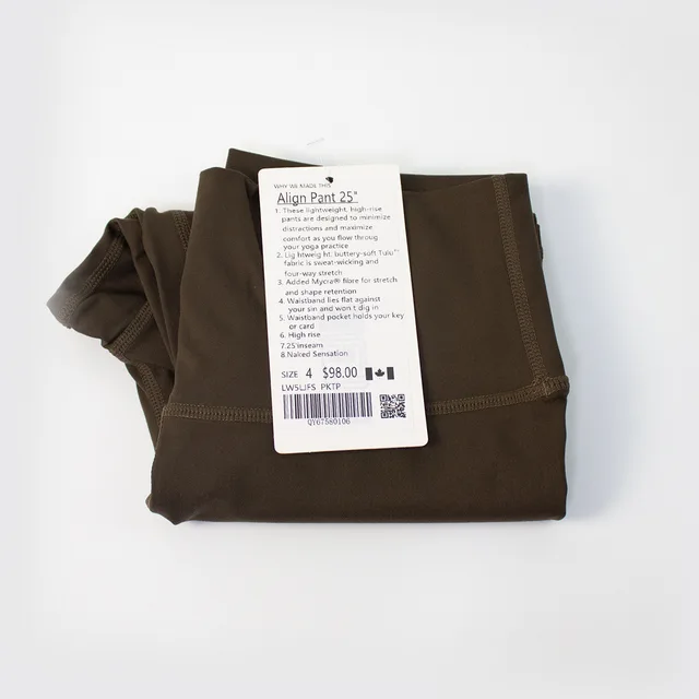 Classic2.0 Fitness Women Sports Pants Tight High Waist Yoga Leggings Gym Athletic High-rise Align Buttery Soft Custom Lulu Logo Army Green