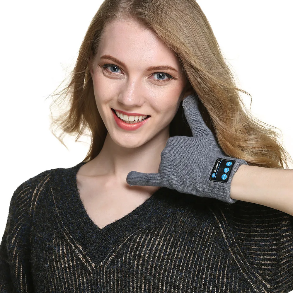 Womail модная Беспроводная перчатка для Bluetooth, новые стильные теплые женские зимние перчатки, высококачественные перчатки для взрослых, зимние вязаные теплые