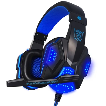 

PC780 Surround Stereo Gaming Headset Headband Headphone USB 3.5mm LED Light With Mic for PS4 for Xbox One PC Laptops Tablet