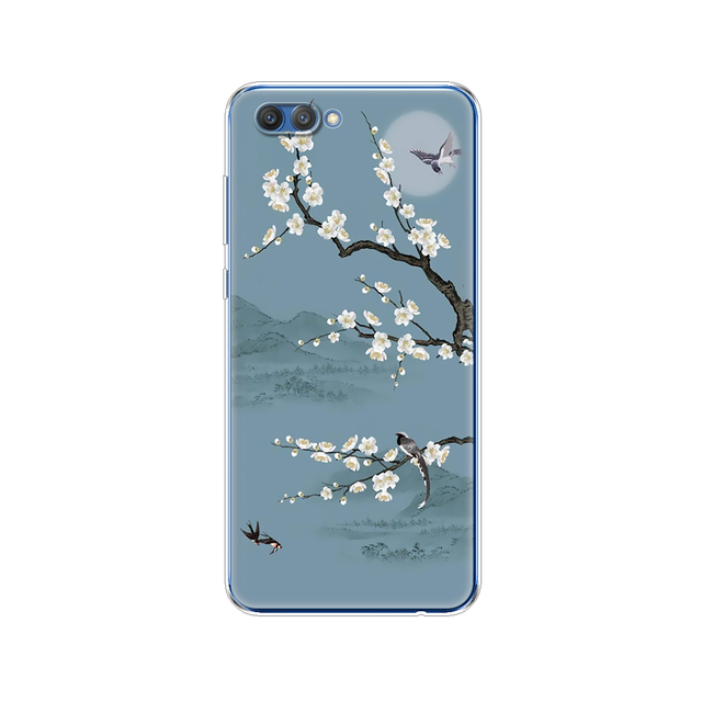 case for huawei honor V10 VIEW 10 soft tpu back phone cover for huawei honor 10 VIEW 10 Etui protective printing coque