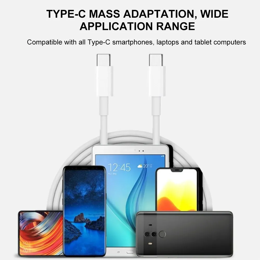 NEWCE USB Type C Cable For Samsung Xiaomi Redmi Note 7 8 10 3A Fast Charging Wire Cord USB-C Charger Mobile Phone USBC Cable