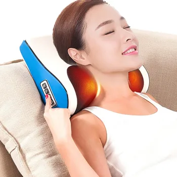 

Cervical Healthy Massageador Relaxation Neck Shoulder Back Body Heating Multi Function Electric Multifunctional Massage Pillow