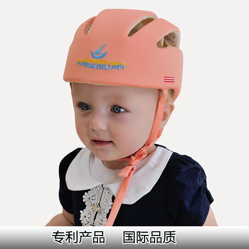 SZL orange E Детская шапка для малышей, защитная Кепка для малышей, Детская кепка, защитный шлем, защитные принадлежности для детей, детская шапочка 8-36 месяцев - Цвет: SZL orange E