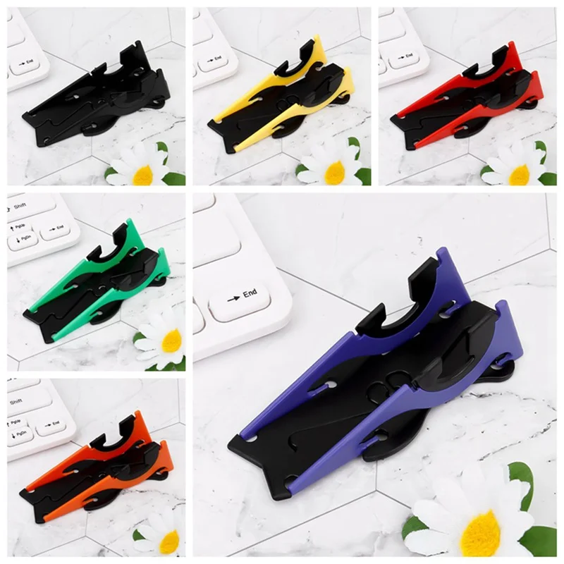

Adjustable Portable Mini Mobile Phone Holder Foldable Stabilize Rotation Pocket Universal Card Type Stable Desk Stand