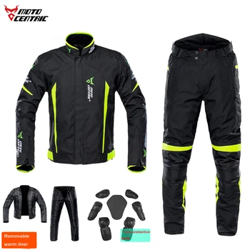 

Motocentric Waterproof Jacket & Pants Moto Motorcycle Gear Protection Breathable Keep Warm Reflective Chaqueta Moto Verano M~3XL