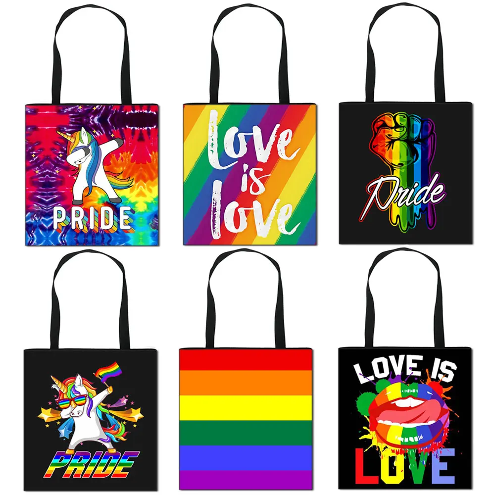 Love And Peace Womens Tote Bags Canvas Shoulder Bag Casual Handbags
