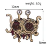 Flying Spaghetti Monster Brooch Cartoon Octopus Shape Noodles Brooches Women Lapel Pin Fashion Enamel Brooch Jewelry ► Photo 2/6