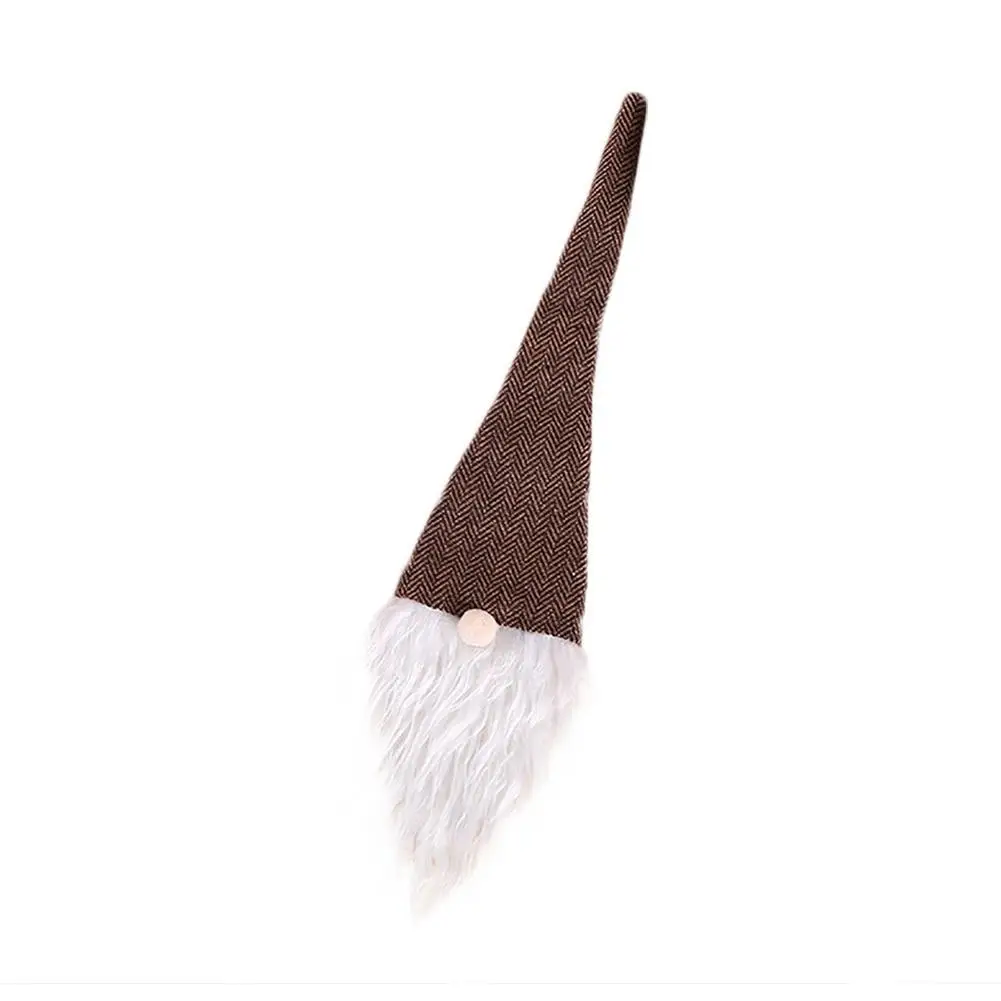 Red Christmas Gnome Tomte Santa Wine Bottle Bag Cover Dinner Party Table Decor Christmas Hats XMAS Gift