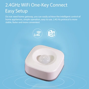 

WIFI Smart Home PIR Motion Sensor Wireless Infrared Detector Security Burglar Alarm Detector