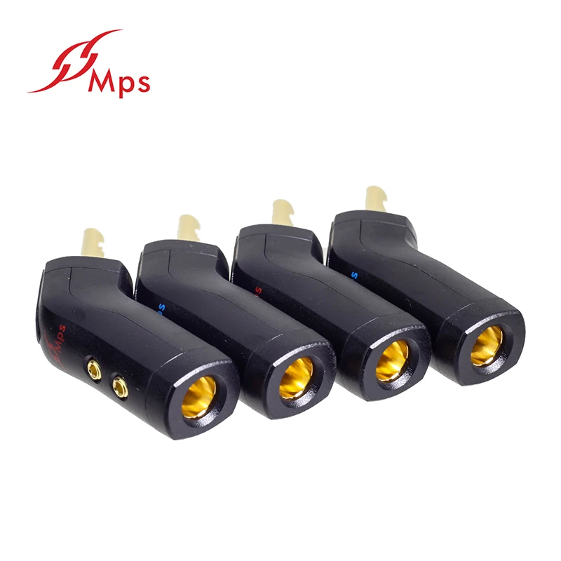 HiFi MPS North Star HiFi динамик банан вилки Чистая медь разъем 24 к родий позолоченный для усилителя динамик