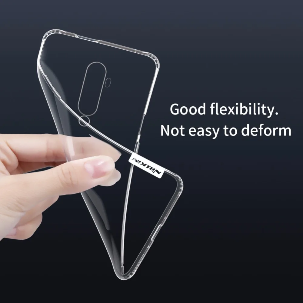 10 шт.,, Ультратонкий Прозрачный чехол NILLKIN из ТПУ для Oneplus 7T pro, жесткая мягкая задняя крышка из ТПУ для one plus 7t pro