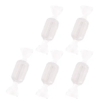 

20PCS Candy Shape Gift Boxes Mini Plastic Clear Treat Bowls Candy Boxes Favor Container for Party