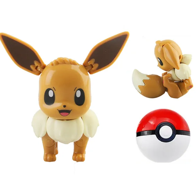 Genuine Pokemon Toy Set Toy Pocket Monster Pikachu Charmander  Mewtwo Lunala Scroll Action Figure Anime Model Children's Toys no box