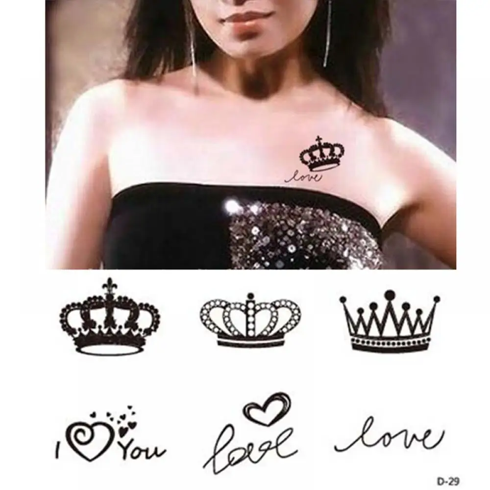 

Fashion Model Glitter Sticker Waterproof Temporary Tattoo Body Art Painting Gift Waterproof Tattoo Sticker