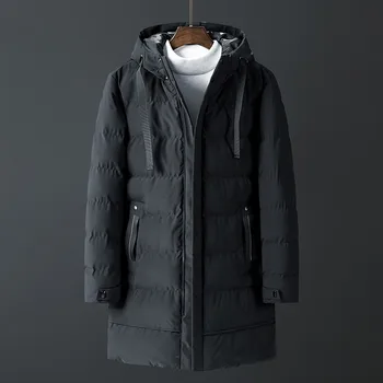 

Mens Autumn Winter Hoodie Camouflage Warm Jacket Packable Light Top Cotton-Padded Parka Male Hooded Windbreaker Army Coat Y11.6