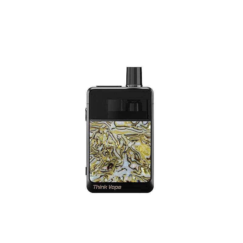 Think vape OMEGA AIO 30 Вт Pod Kit 1200 мАч встроенный аккумулятор с простой системой заправки и 3 мл многоразового pod Vape Kit - Цвет: YELLOW