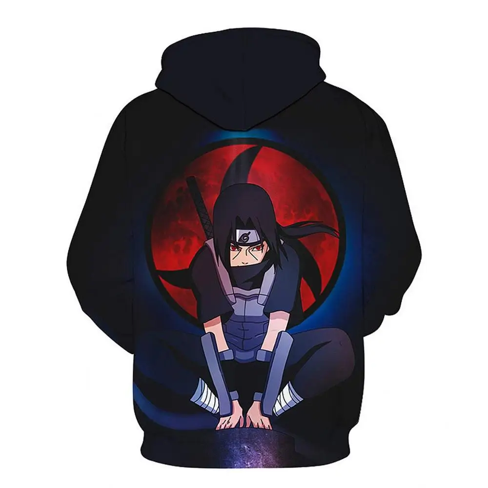 Одежда для косплея Sasuke Naruto толстовка с капюшоном Акацуки Учиха Итачи Аниме