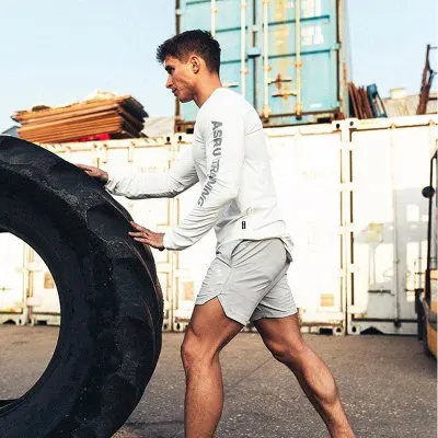

Muscle Brother Summer New Style MEN'S Shorts Large Size Running Athletic Pants Wicking Breathable Gym Shorts