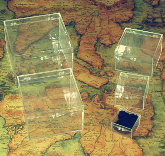 

Crystal Nest of Boxes Magic Tricks Stage Close up Magia Coin Magie Gimmick Props Coin Into Acrylic Box Escape Magica Classic Toy