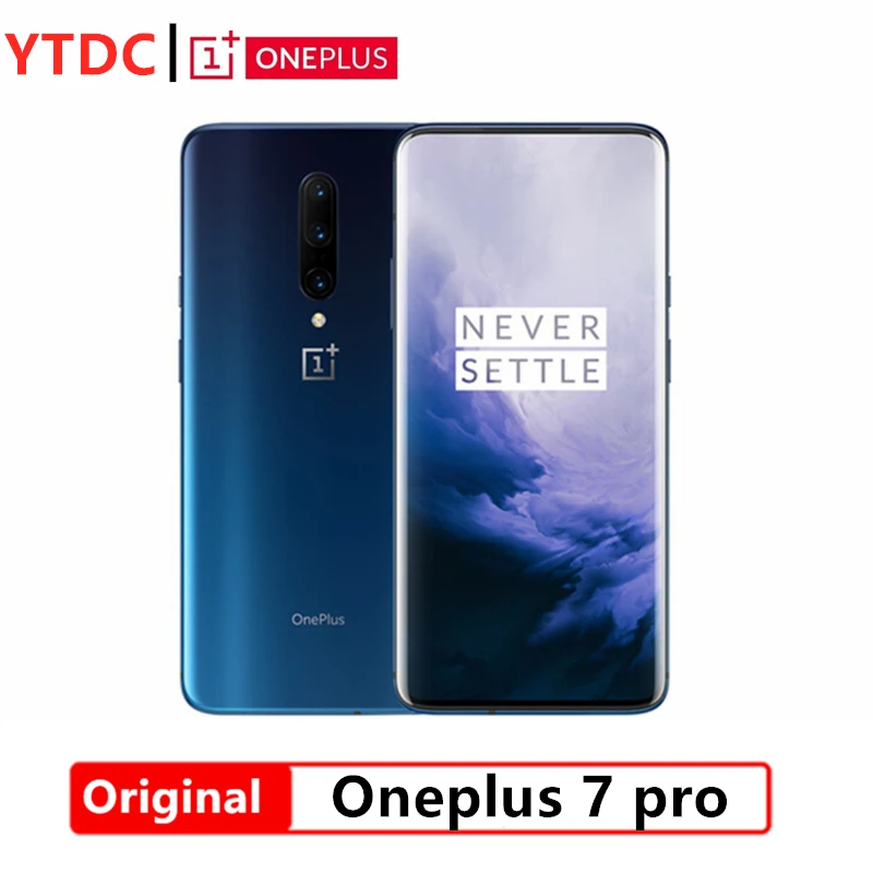  Смартфон Oneplus 7 Pro с глобальной прошивкой, экран 6,67 дюйма 31201440, на базе Android 9, Snapdragon 855, камеры 48,0 МП, NFC, 5 В, 6 А 