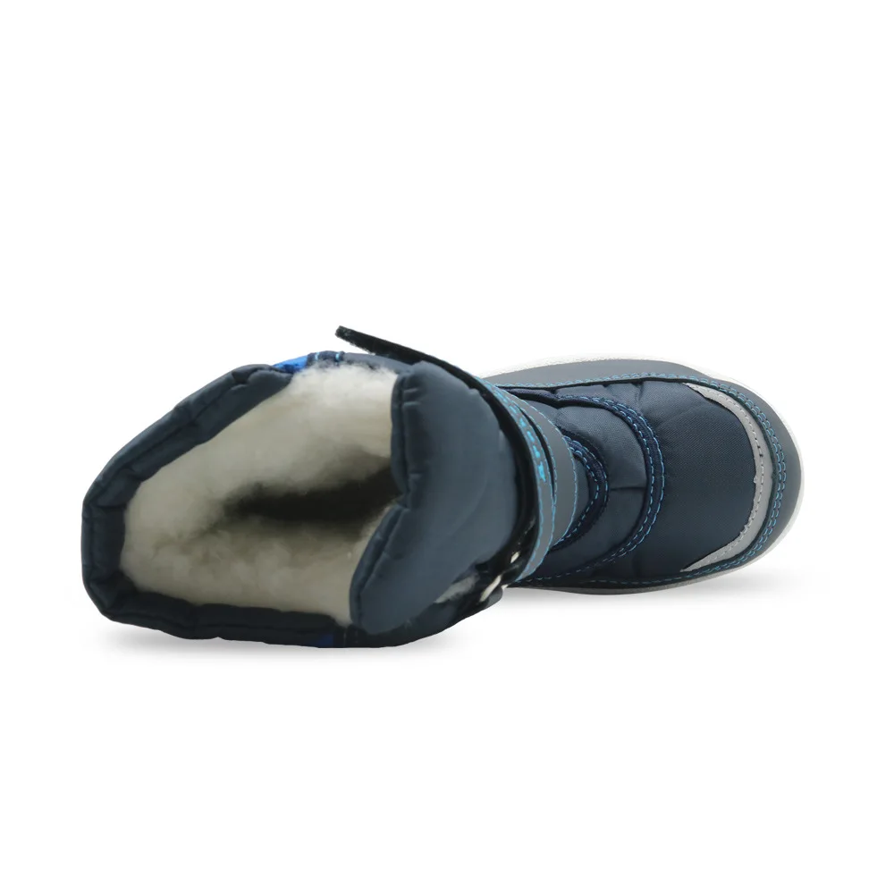 Dollplus/Коллекция года; зимние водонепроницаемые ботинки для мальчиков; детская обувь из искусственной кожи на резиновой подошве; теплые плюшевые зимние ботинки для мальчиков; детские ботинки