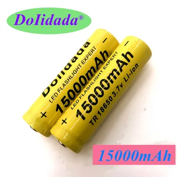 

2020 Dolidada 15000 mAh 3.7 V 18650 lithium ion batteries Rechargeable battery For LED flashlight/Electronics