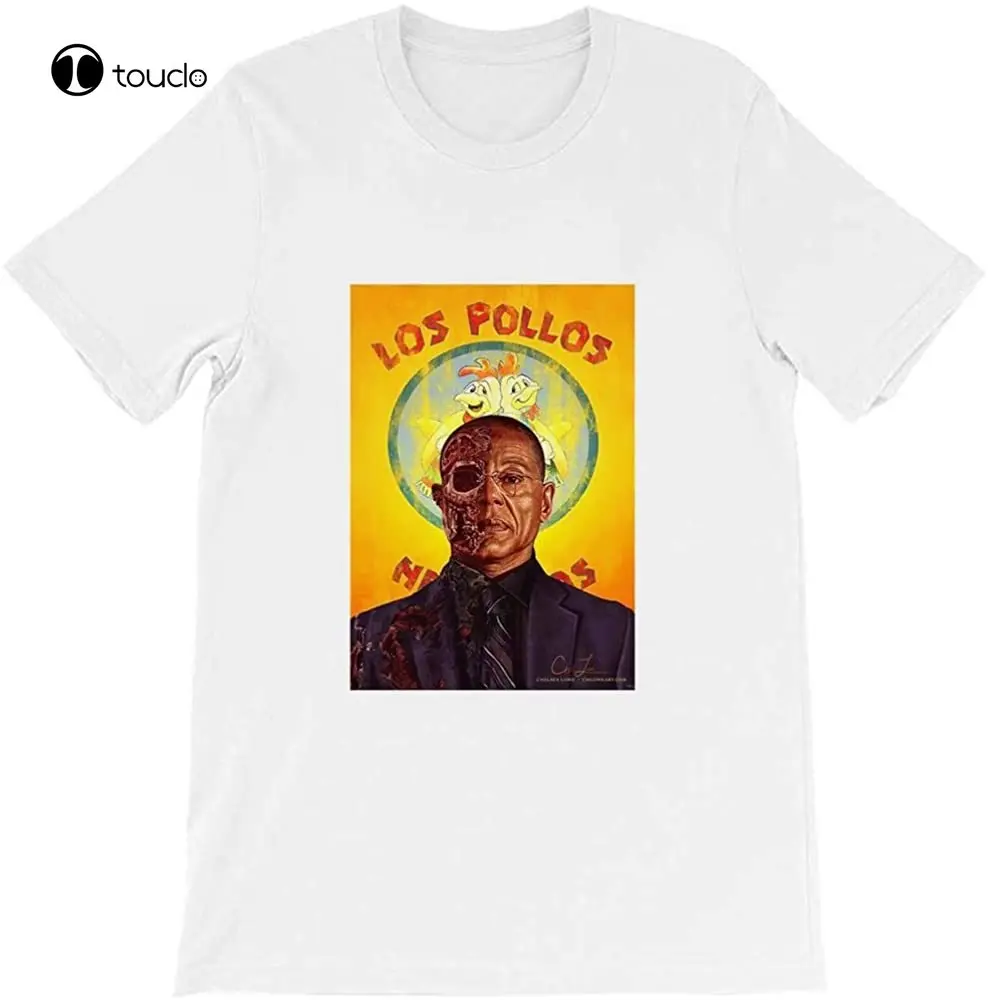 Los Pollos Hermanos Breaking Bad Iconic Scene Gustavo Fring Gus Vintage Gift Men Women Girls Unisex T-Shirt | Мужская одежда