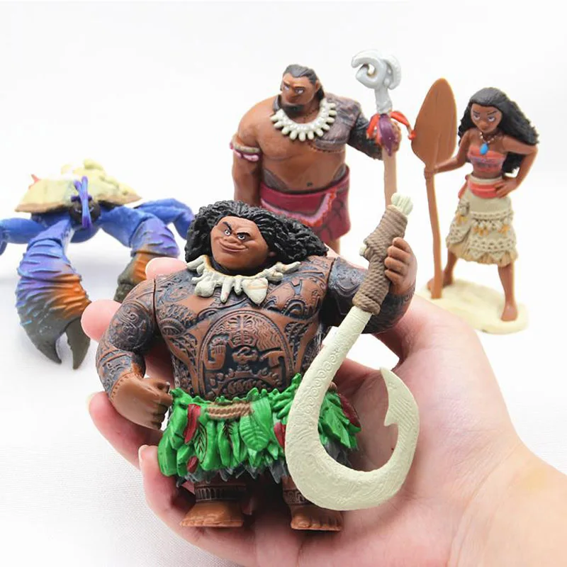 

10pcs/set Disney Figures Juguetes Moana Princess Doll Toy PVC Action Figure Model Toys for Children Girls Birthday Gift 2D02