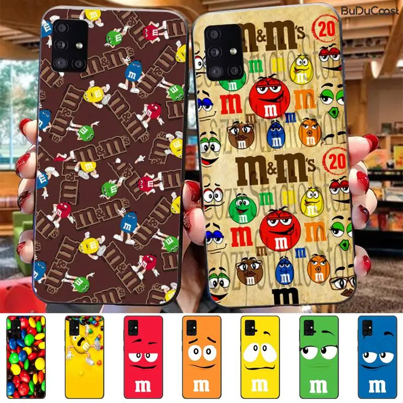 Nobby M &amp Ms мягкий чехол для телефона в виде шоколада Samsung Galaxy A50 A7 A8 A6 Plus A9 2018 A70 A20 A30 A40