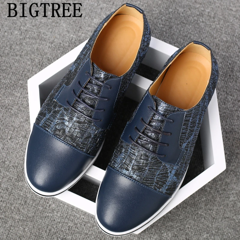 Genuine Leather Shoes Men Leather Sneakers Mens Shoes Casual Luxury New ...