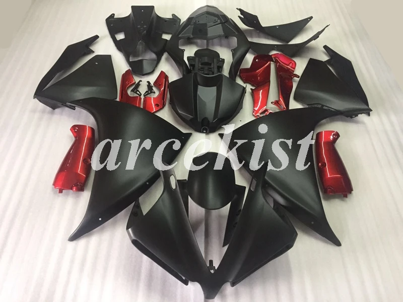 Инъекций ABS Обтекатели комплект подходит для YAMAHA YZF-R1 R1 2009 2010 2011 2012 2013 YZF1000 09, 10, 11, 12, 13, 14, черный