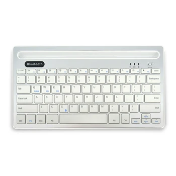 

Bluetooth Wireless Keyboard with Phone/Tablet Stand Holder for Tablet/Laptop/Smartphone/PAD,Support IOS/Windows/Android