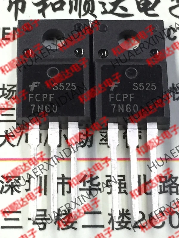 20PCS/LOT New original FCPF7N60 TO-220F 600V 7A
