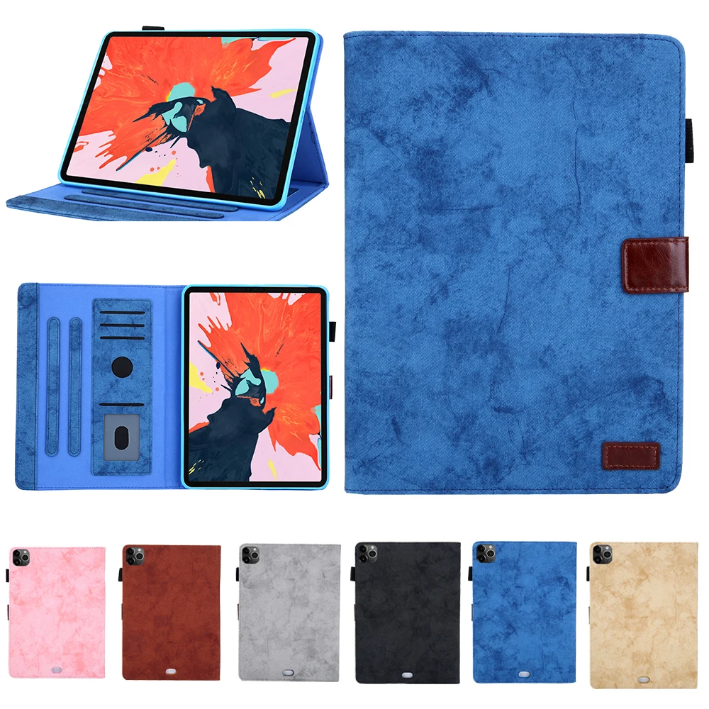 Flip Leather Case for iPad Pro 11 2020 Cover Trifold Stand