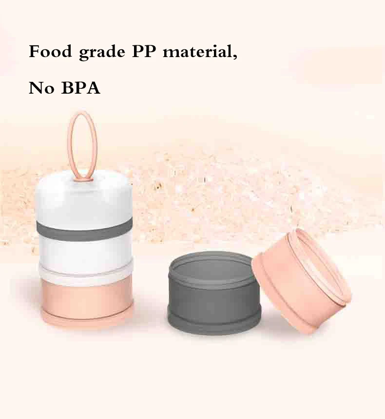 Baby Milk Powder Dispenser Imebaby four-layer portable large-capacity food mixing child container