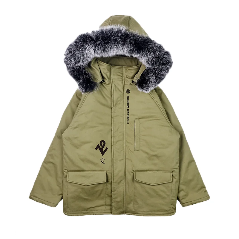 

Winter Jacket Men Brand Overcoats Cotton Warm Down Coat Parkas Military Outerwear Warm fox fur Winter Jackets men Down coats