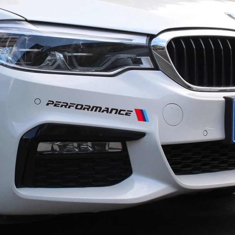 1 пара автомобильных наклеек M Performance боковое крыло заднее для BMW 2 3 4 5 F20 E90 E39 F10 X5 X6 M5