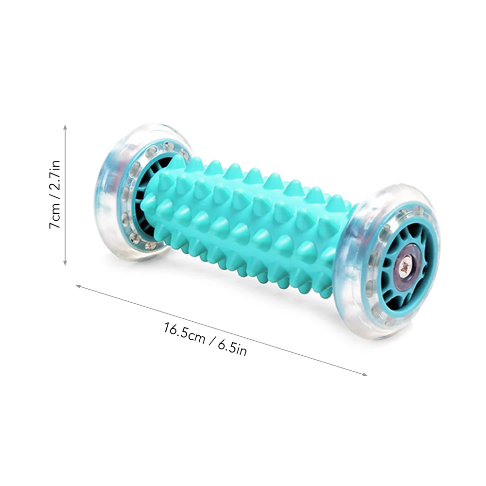 Plantar Fasciitis Foot Massage Roller with Spiky Massage Ball for Hand Leg Back Pain Therapy Deep Tissue Trigger Point Recovery